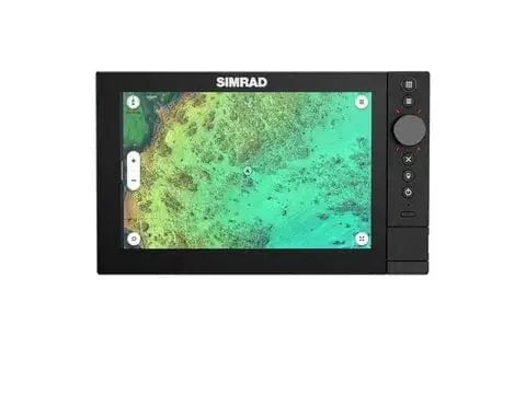 NSS4 -10 MFD, World Basemap displayed on a 10-inch SIMRAD SolarMAX™ high-definition screen.