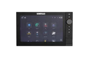 NSS4 -10 MFD, World Basemap, high-definition display with touchscreen controls and SIMRAD branding.