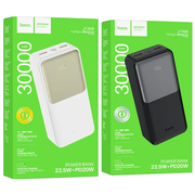 J136B 30000mAh Fast Charging Power Bank – 20W PD, Dual USB-A, Type-C Input/Output by techplus