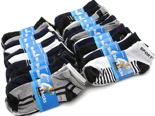 Men's Ankle Socks WHOLESALE - (60 Pairs) by dealonline.co.nz