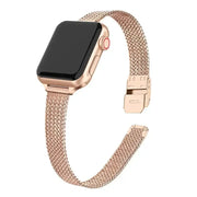 Slim Metal Milanese Strap for the Apple Watch, 3–8 & Ultra Series (5 colours available) by Habicare