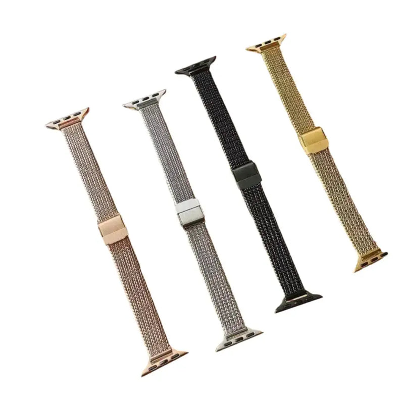 Slim Metal Milanese Strap for the Apple Watch, 3–8 & Ultra Series (5 colours available) by Habicare