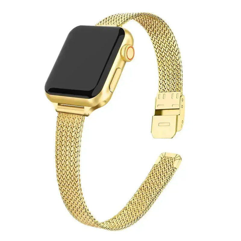 Slim Metal Milanese Strap for the Apple Watch, 3–8 & Ultra Series (5 colours available) by Habicare