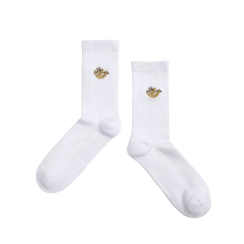 Barekind NZ Socks Save the Sloths Ribbed Bamboo Socks Save the Sloths Ribbed Bamboo Socks