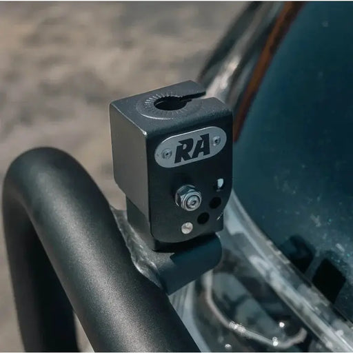 Slotted Stainless Steel Folding Antenna Bracket Black Finish by RockarmorNZ