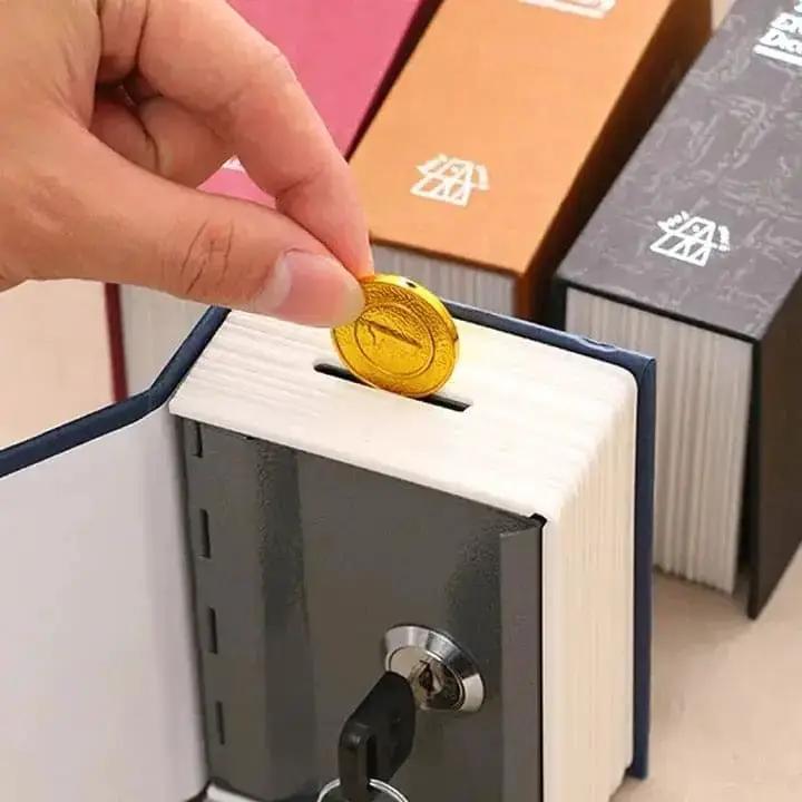 Small Book Safe (Lock Box) / Money Tin by 9eight5