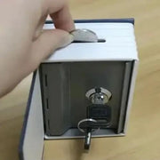 Small Book Safe (Lock Box) / Money Tin by 9eight5