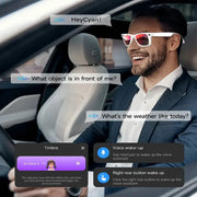 Smart AI Camera Glasses – 8MP HD, Photo/Video, Waterproof (5 types available) by Habicare