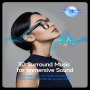 Smart AI Camera Glasses – 8MP HD, Photo/Video, Waterproof (5 types available) by Habicare