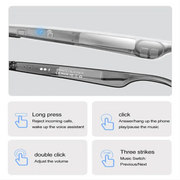 Smart AI Glasses – Bluetooth, Translation, Music & Calling (different models available) by Habicare