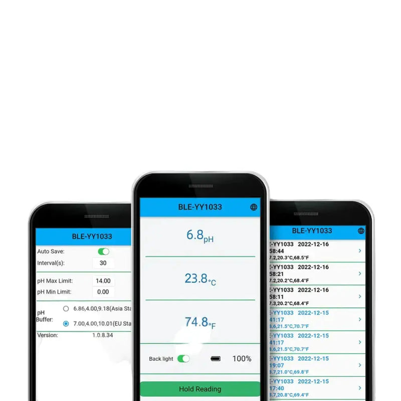 Smart Bluetooth Soil pH Meter 0–14 for Plants & Hydroponics by Habicare
