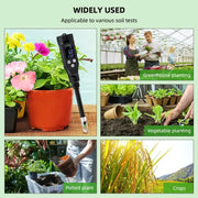 Smart Bluetooth Soil pH Meter 0–14 for Plants & Hydroponics by Habicare