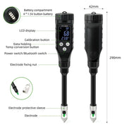 Smart Bluetooth Soil pH Meter 0–14 for Plants & Hydroponics by Habicare