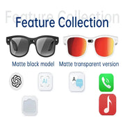 Smart Cycling Glasses – 8MP Camera, Bluetooth Calling, Translation by Habicare
