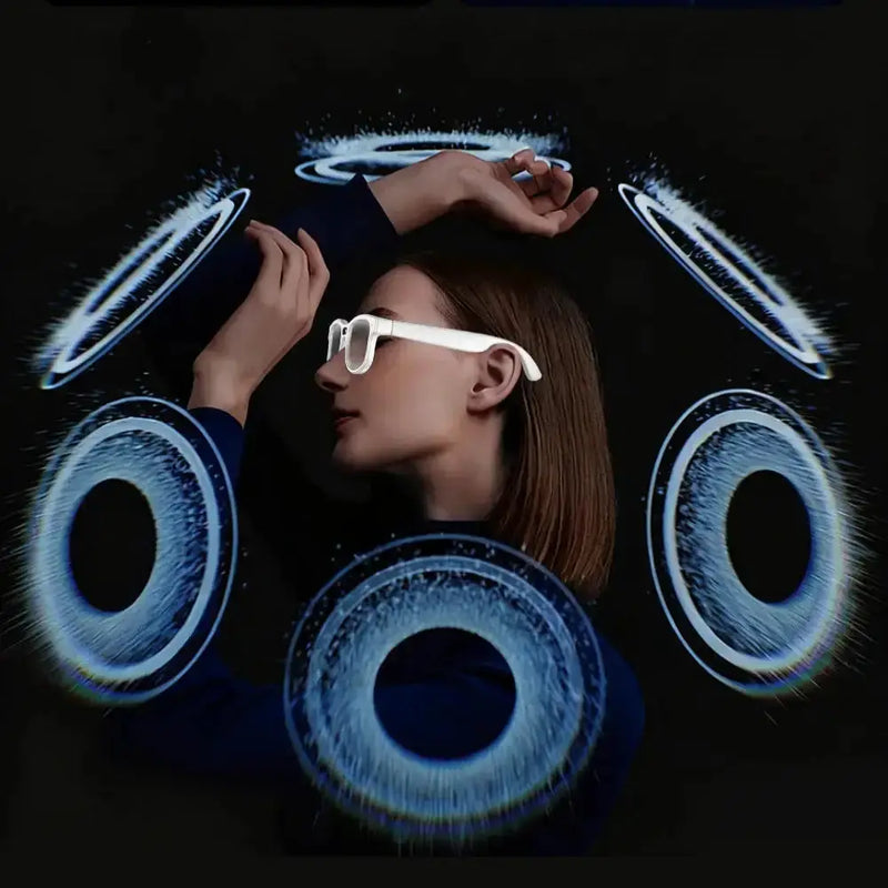 Smart Cycling Glasses – 8MP Camera, Bluetooth Calling, Translation by Habicare