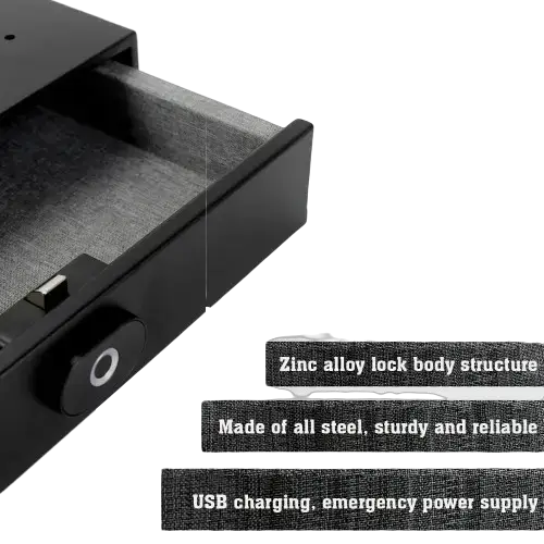 Smart Fingerprint Identification Safe by Habicare
