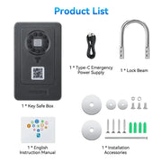 Smart Fingerprint Key Lock Box (different models available) by Habicare