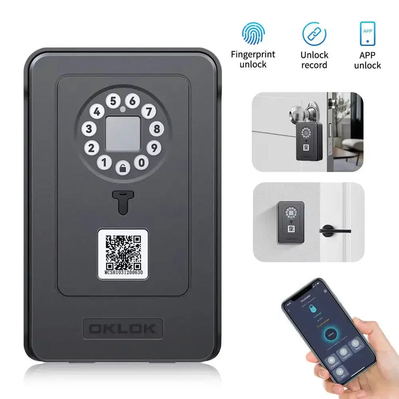 Smart Fingerprint Key Lock Box (different models available) by Habicare