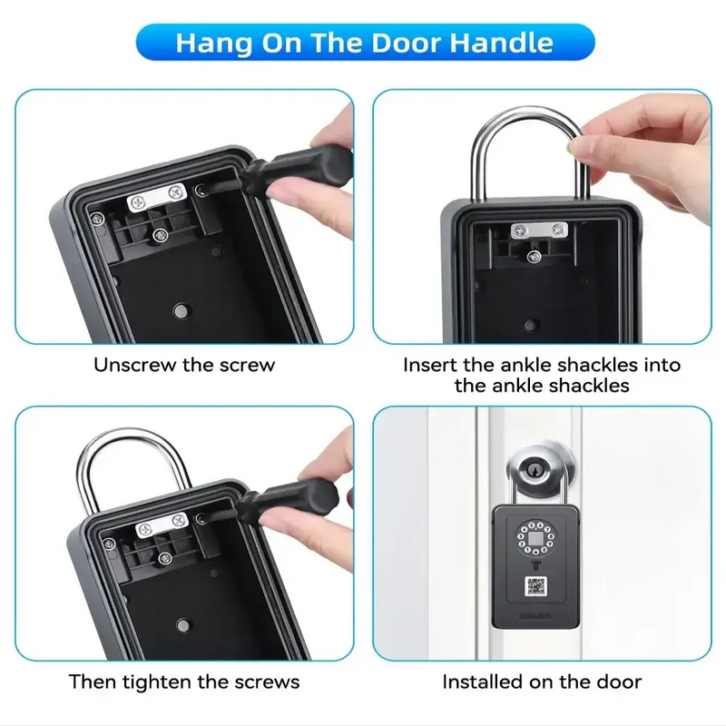 Smart Fingerprint Key Lock Box (different models available) by Habicare
