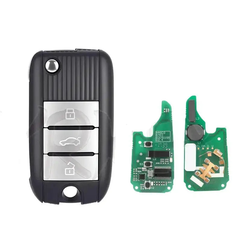 Habicare 3-Button Smart Flip Remote Key 433MHz ID47 Chip for MG HS, ZS, MG3, MG5, MG6 & Roewe RX5/RX8 3-Button Smart Flip Remote Key 433MHz ID47 Chip for MG HS, ZS, MG3, MG5, MG6 & Roewe RX5/RX8