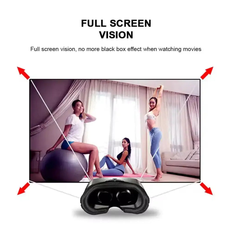 Habicare 9eight5 Smart VR Headset with Remote – 3D Virtual Reality for Phones Smart VR Headset with Remote – 3D Virtual Reality for Phones