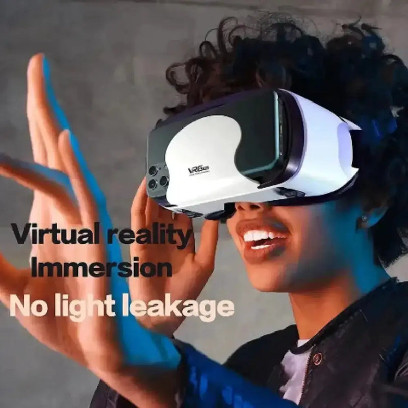 Smart VR Headset with Remote – 3D Virtual Reality for Phones by Habicare