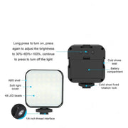 Smartphone Video Kit with Mic, LED Light & Tripod (2 types available) by Habicare