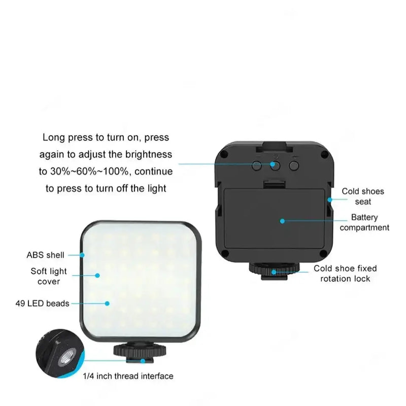 Smartphone Video Kit with Mic, LED Light & Tripod (2 types available) by Habicare