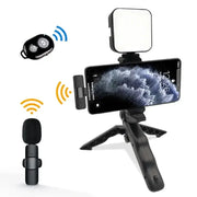 Smartphone Video Kit with Mic, LED Light & Tripod (2 types available) by Habicare