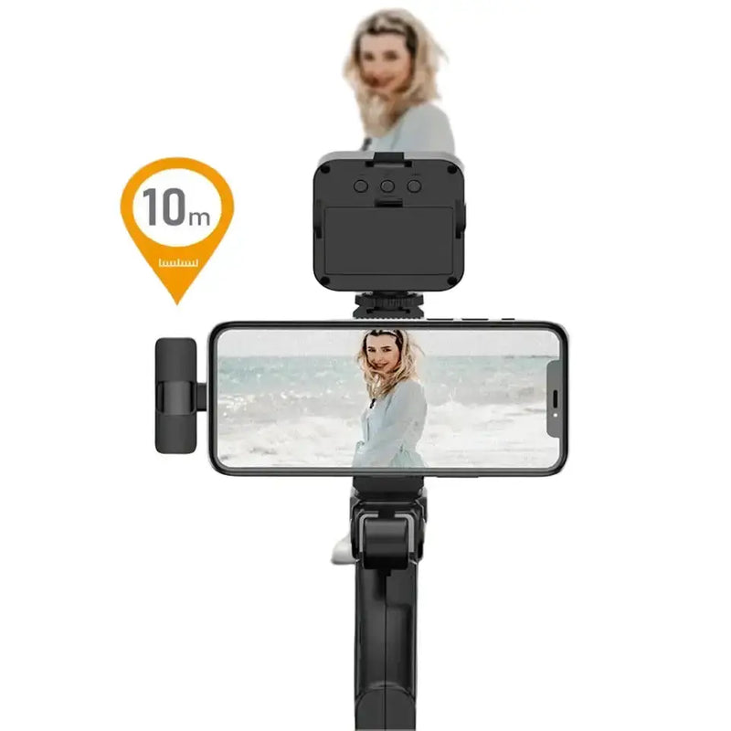 Smartphone Video Kit with Mic, LED Light & Tripod (2 types available) by Habicare