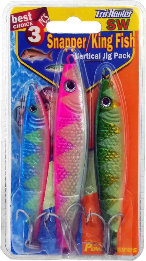 Pro Hunter Snapper/Kingfish Vertical Jig Lure Set by NZ Diver