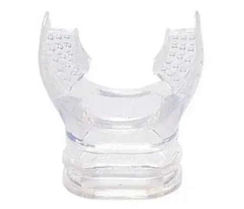 Snorkel Mouth Piece(Silicon Clear) - durable and comfortable clear silicone mouthpiece for diving.