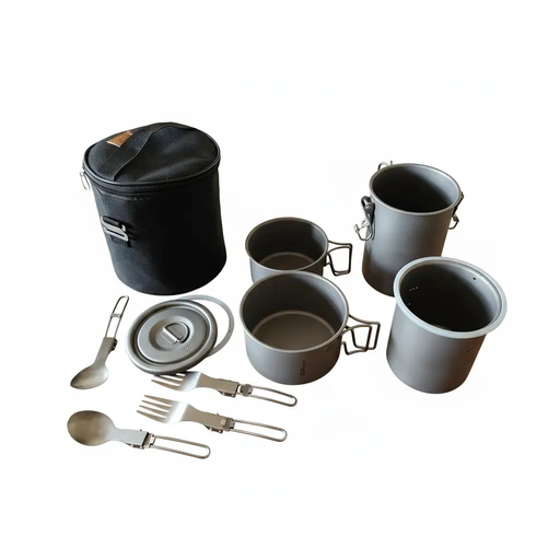 Snow Rock Titanium Couples Mountaineering Cook System - Ultralight Pure Titanium | Camping Cookware by Mead's Supply & Equipment Outfitters limited