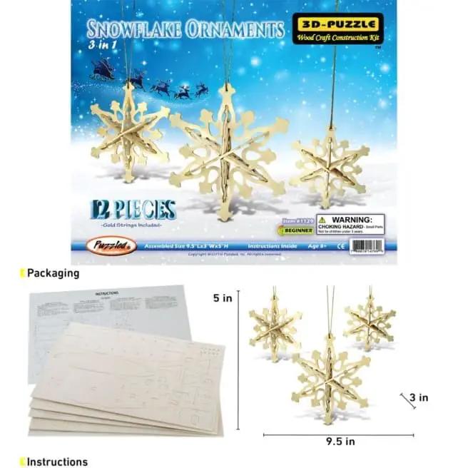 Snowflake Ornaments by 9eight5