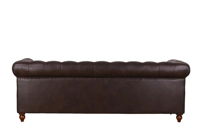 BroDeals sofa Newell Chesterfield 3 Seater Sofa - Dark Brown Newell Chesterfield 3 Seater Sofa - Dark Brown