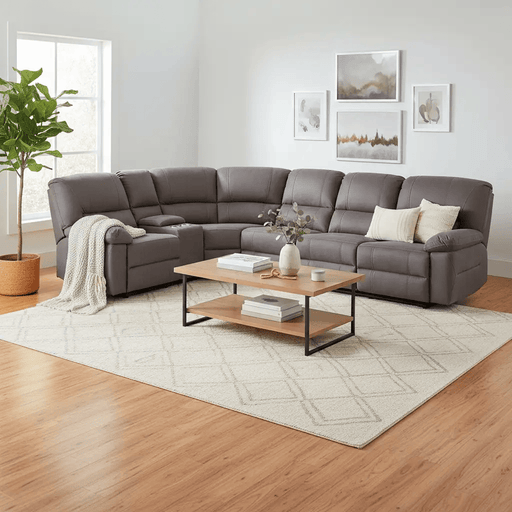BroDeals sofa Robert Large Corner Recliner Suite - Coffee Robert Large Corner Recliner Suite - Coffee