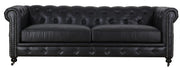 BroDeals sofa Newell Chesterfield 3 Seater Sofa - Black Newell Chesterfield 3 Seater Sofa - Black