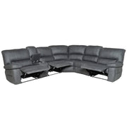 BroDeals sofa Robert Large Corner Recliner Suite - Jet Robert Large Corner Recliner Suite - Jet