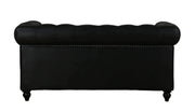 BroDeals Sofas Newell Chesterfield 2 Seater Sofa - Black Newell Chesterfield 2 Seater Sofa - Black