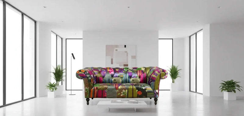 BroDeals sofa Patchwork 2 Seater Sofa Patchwork 2 Seater Sofa