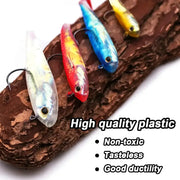 Soft Fishing Lures with Lead Head Jigs – Bass & Trout (Several quantities and colours available) by Habicare