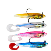 Soft Fishing Lures with Lead Head Jigs – Bass & Trout (Several quantities and colours available) by Habicare