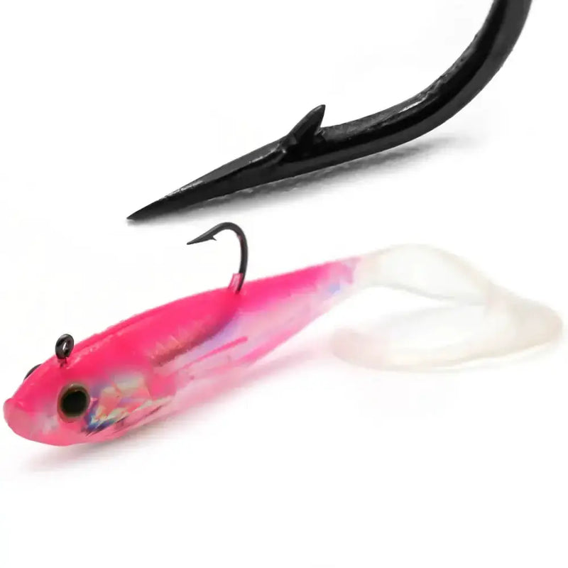 Soft Fishing Lures with Lead Head Jigs – Bass & Trout (Several quantities and colours available) by Habicare