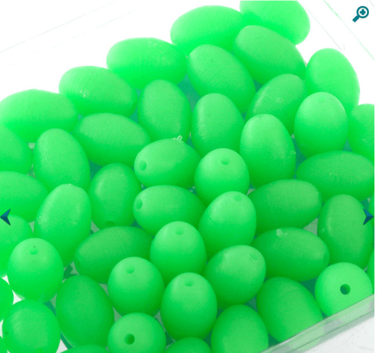 Sea- Harvester Lumo Beads Lumo Beads Green Small Bulk qty70