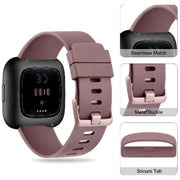 Soft Silicone Sport Band for the Fitbit Versa 2 (available in 26 colours) by Habicare