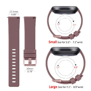 Soft Silicone Sport Band for the Fitbit Versa SE (available in 26 colours) by Habicare