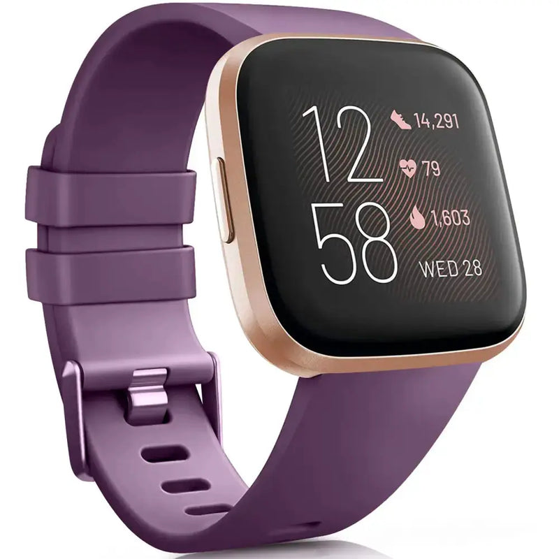 Soft Silicone Sport Band for the Fitbit Versa SE (available in 26 colours) by Habicare