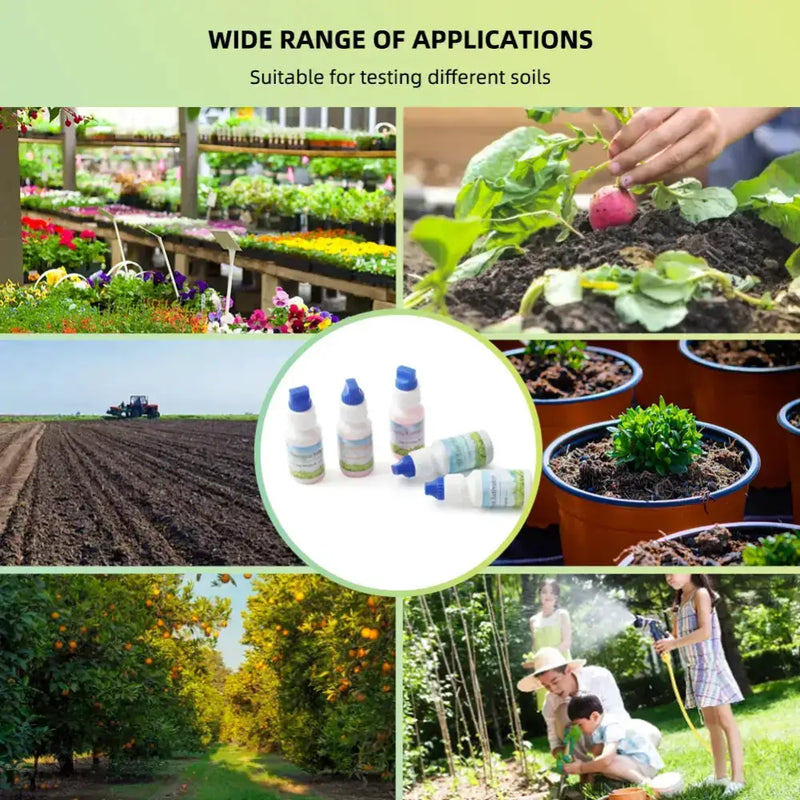 Soil Test Kit for pH, NPK & Nutrients for Garden & Farm by Habicare
