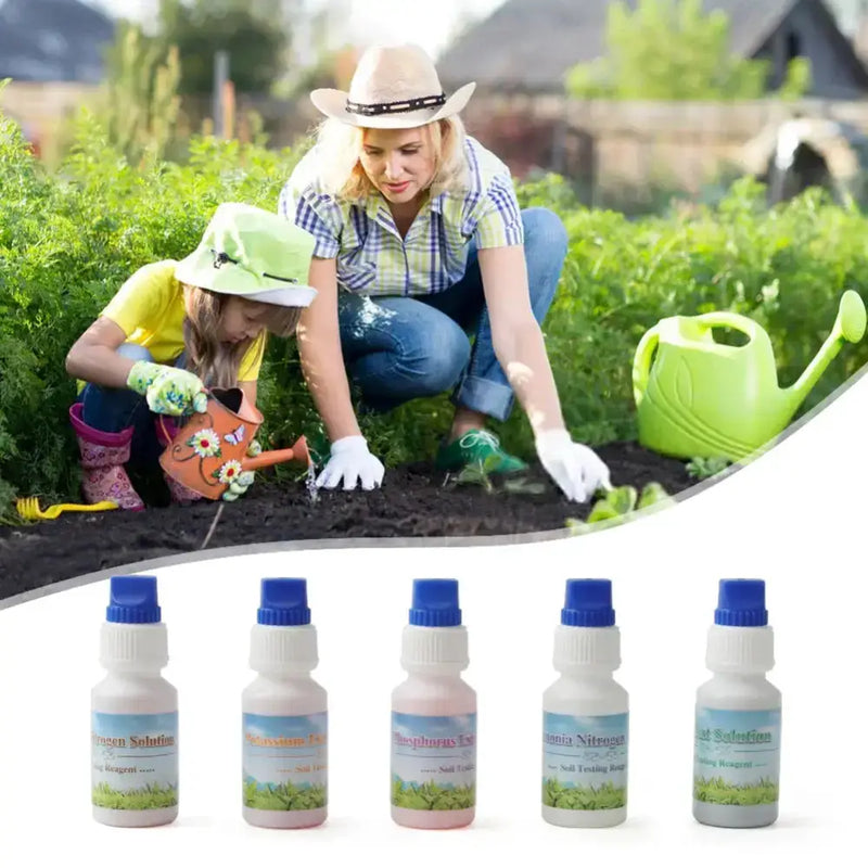 Soil Test Kit for pH, NPK & Nutrients for Garden & Farm by Habicare