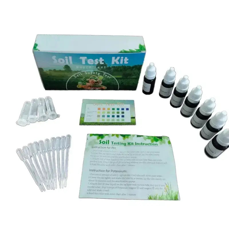 Soil Test Kit for pH, NPK & Nutrients for Garden & Farm by Habicare